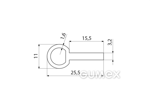SILIKONPROFILE I-FORM